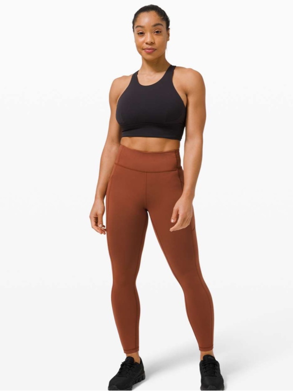 #985 Lululemon Invigorate High-Rise Tight 25” Dark Terracotta Size 16 NWOT